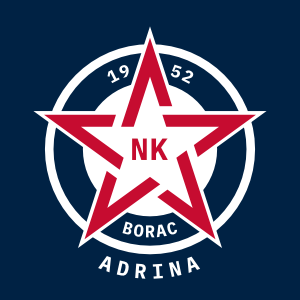 NK Borac Adrina Logo auf blau - 300px.png